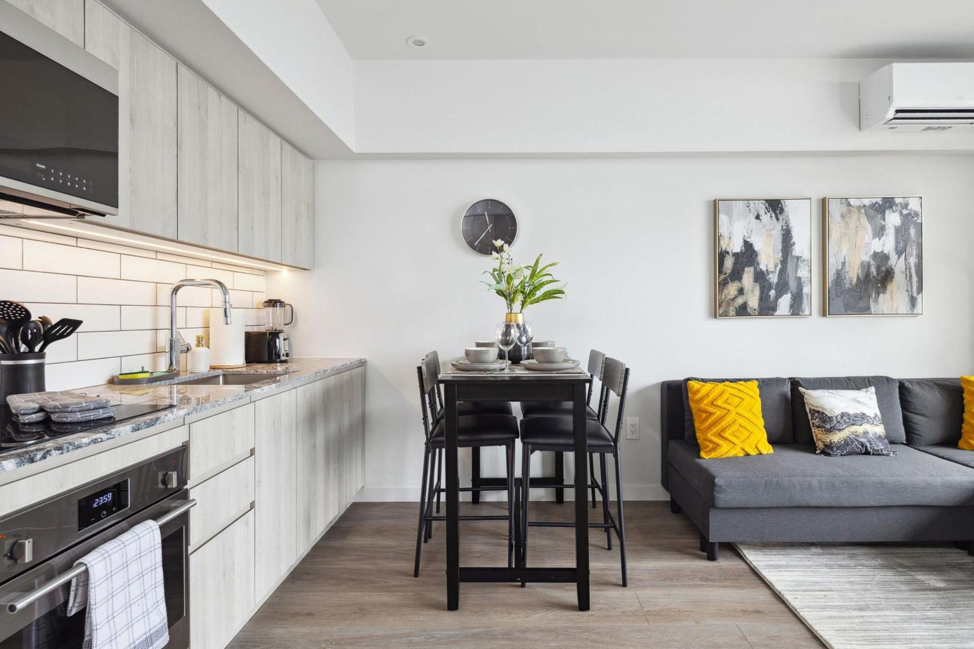 Brand New City Apt In Downtown 溫哥華 外观 照片