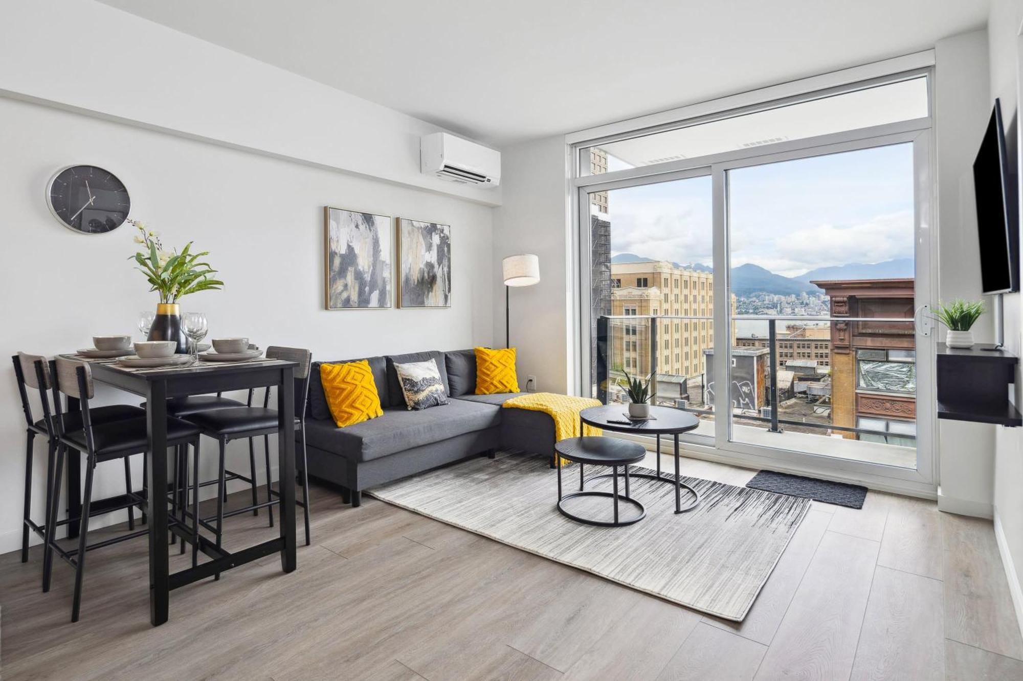 Brand New City Apt In Downtown 溫哥華 外观 照片